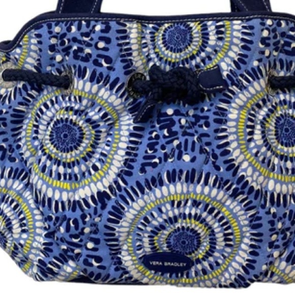 NWOT Vera Bradley Blue Starry Night Patterned shoulder tote Bag - Picture 9 of 9